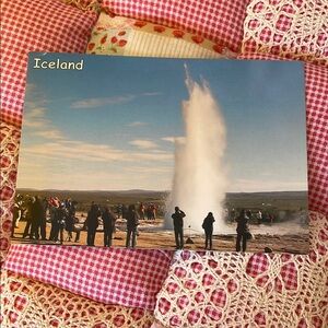Iceland Post Card "Geyser Strokkur"